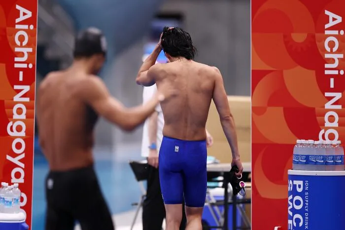 "2보 전진 위한 1보 후퇴" 부상 투혼 '킹'우민 김우민, 자유형 400m 결국 기권...두번째 아시안게임 조기마감[아이치-나고야아시안게임]