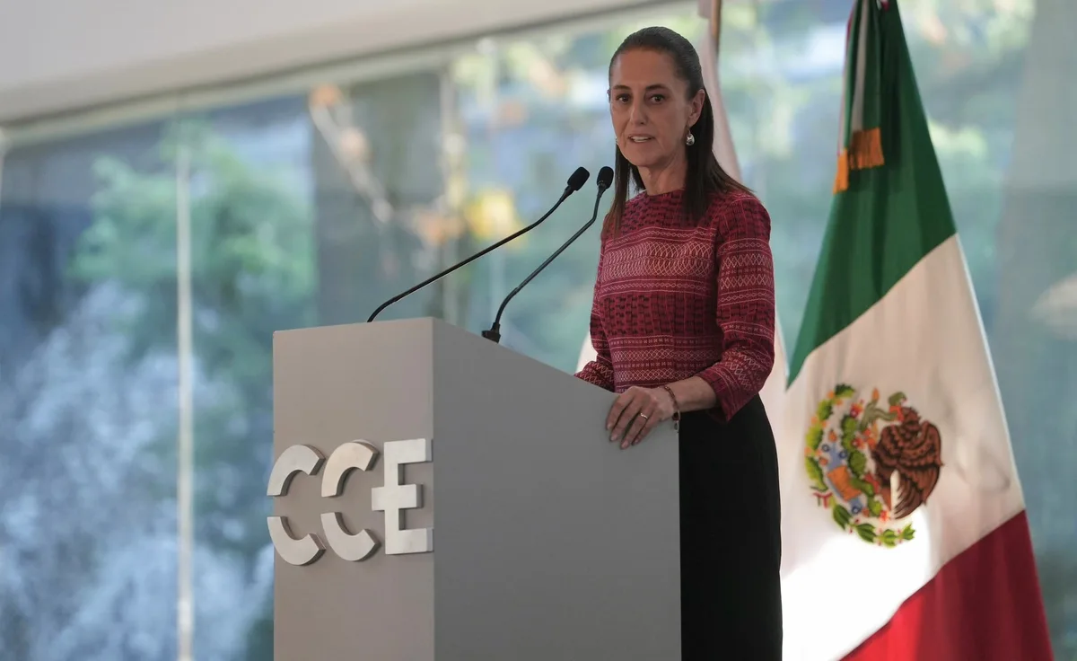 Sheinbaum anuncia inversión de 8.4 billones de pesos en infraestructura durante aniversario del Consejo Coordinador Empresarial