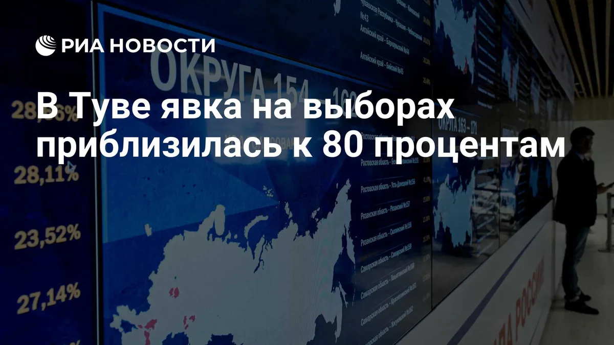 В Туве явка на выборах приблизилась к 80 процентам