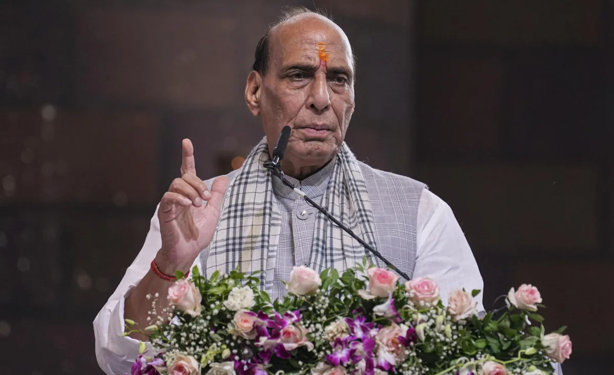 Need to guard against internal strife and narrow interests: Rajnath Singh