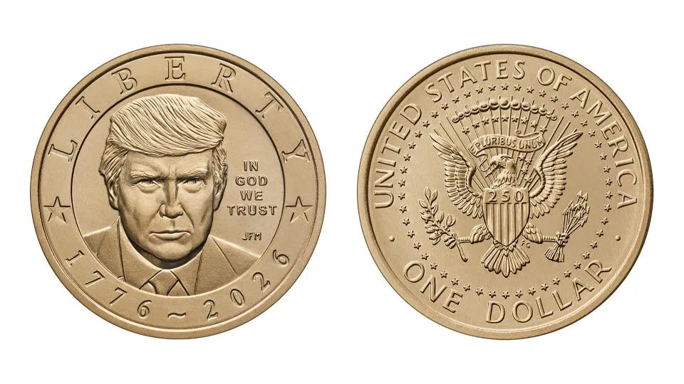 Trump $1 Coin Goes On Sale For Up To $2.44