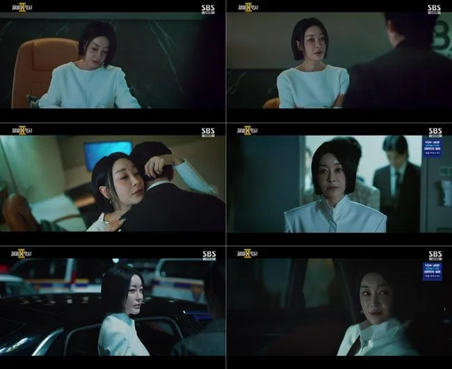 김혜은, 범죄 고백한 아들 유승호와 살벌 대립 ‘강렬 존재감’(‘재벌X형사2’)