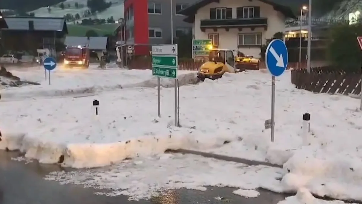 „Schnee“ im August? - Salzburger Land erstrahlt im Winterkleid