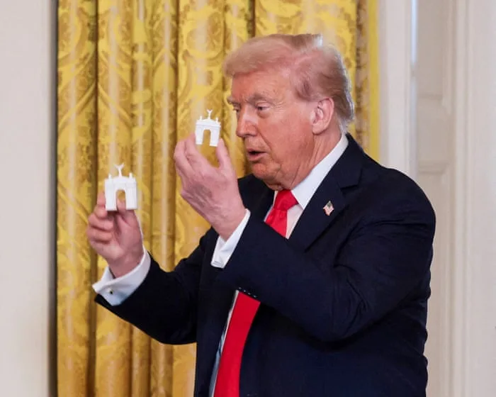 Trump claims triumphal arch will serve as a ‘top grade military complex’ to store weapons