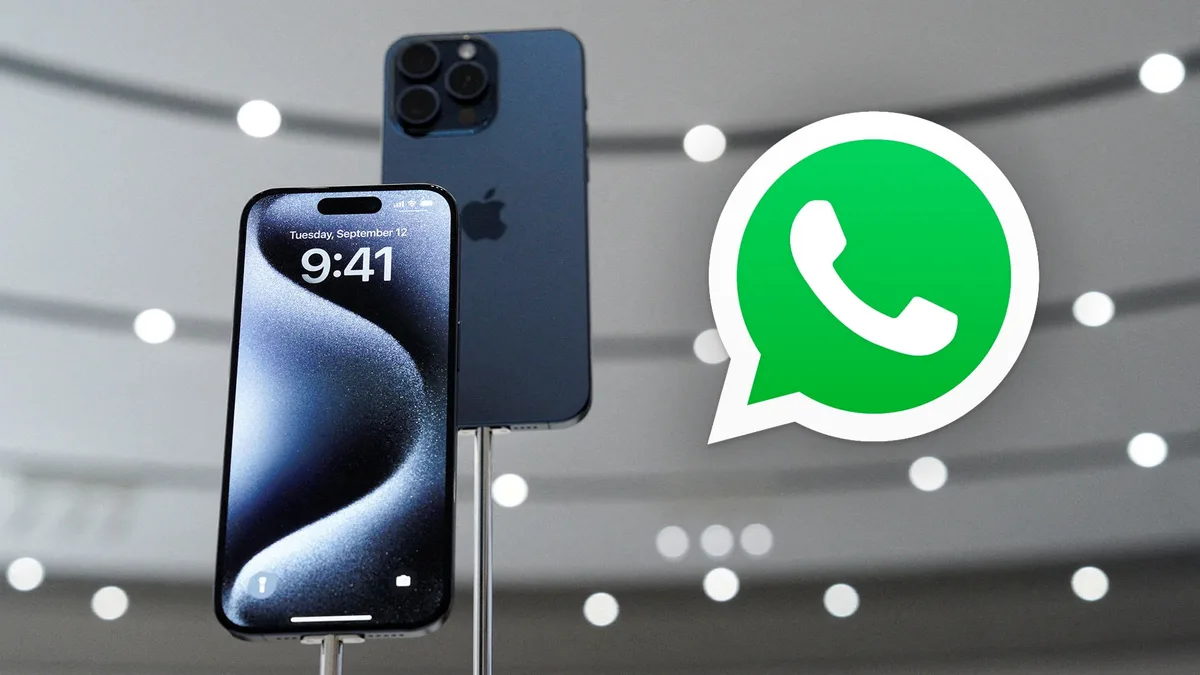 Así será el nuevo menú de reacciones de WhatsApp para iPhone con efecto de transparencia