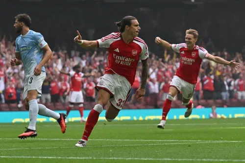 Arsenal rout Man City 3-0 in Community Shield masterclass