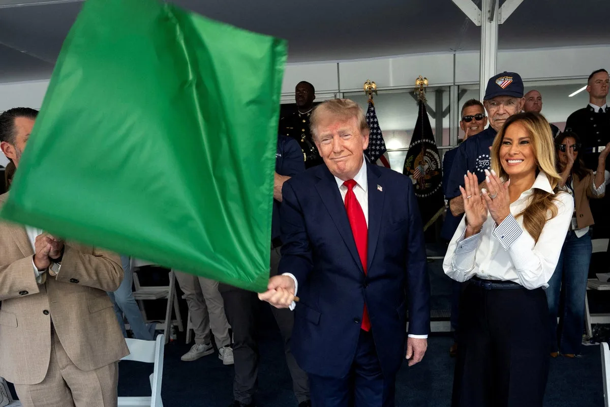 Trump drove a lap past his $14.7M DC makeover mistake — then went looking for a fight with Canada