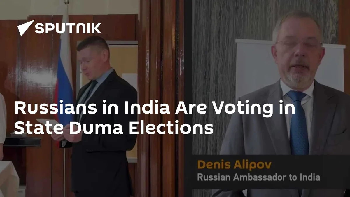 Russians in India Are Voting in State Duma Elections