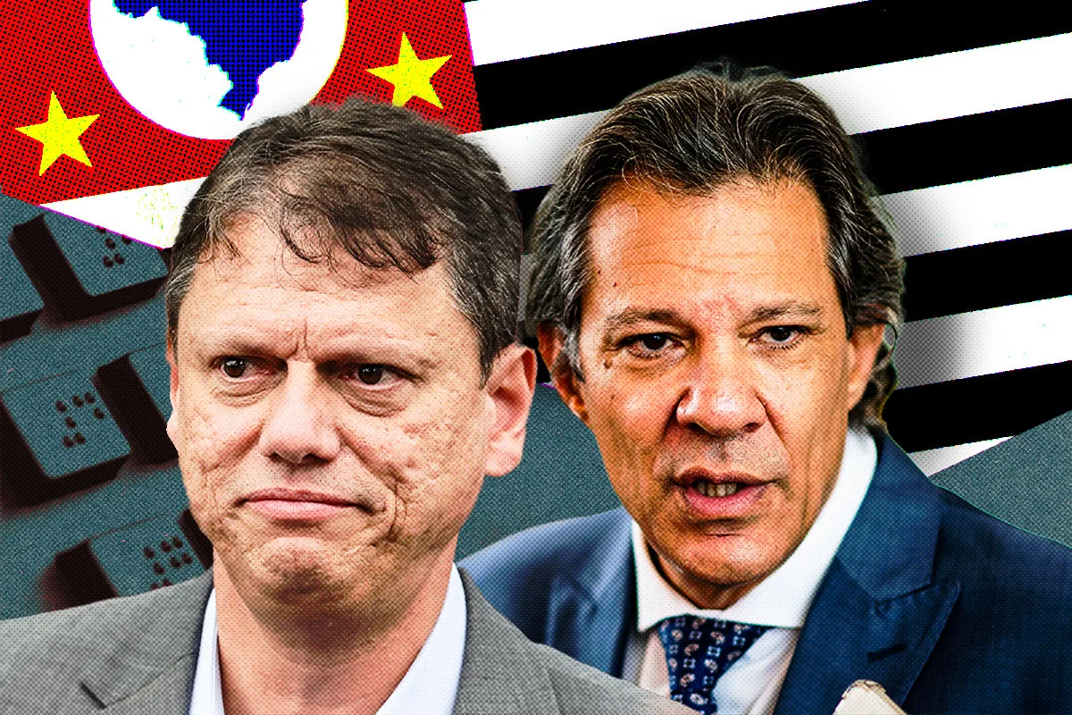 Vox: Tarcísio tem 55,3% contra 35,1% de Haddad e vencaria no 1º turno em SP