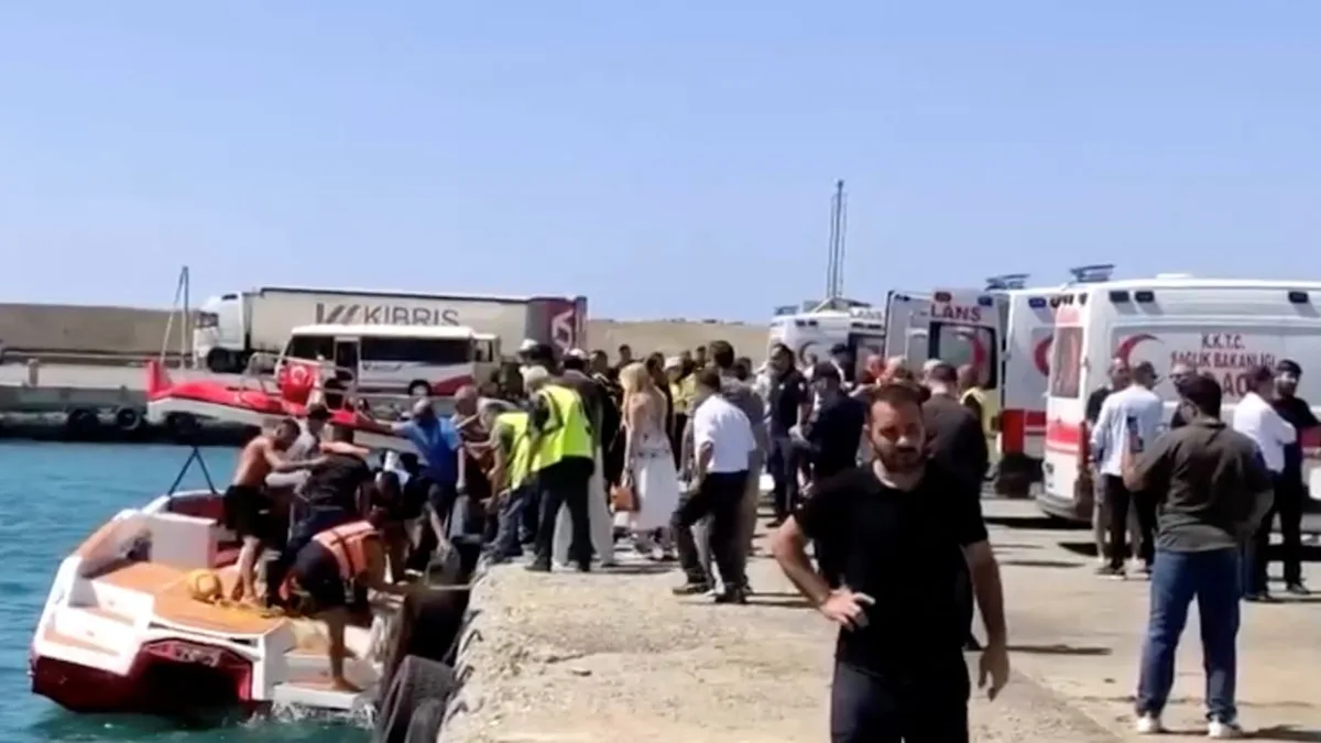 At least 7 dead after ferry carrying nearly 270 passengers and crew capsizes off northern Cyprus
