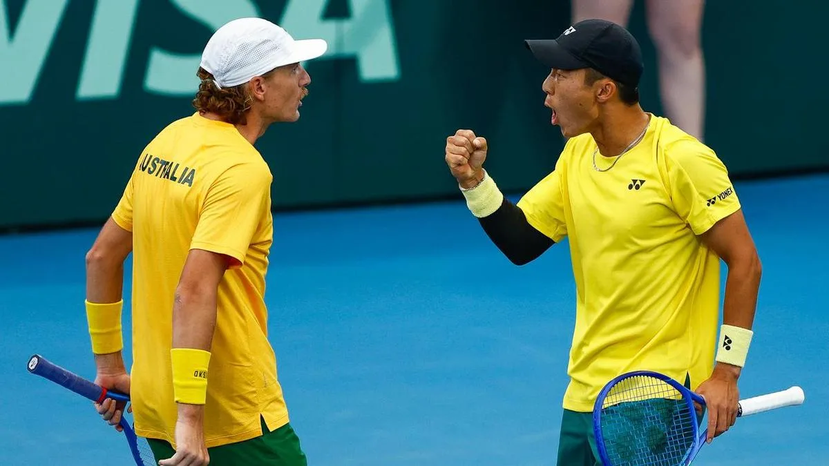 Purcell powers Aussies to crucial Cup doubles win