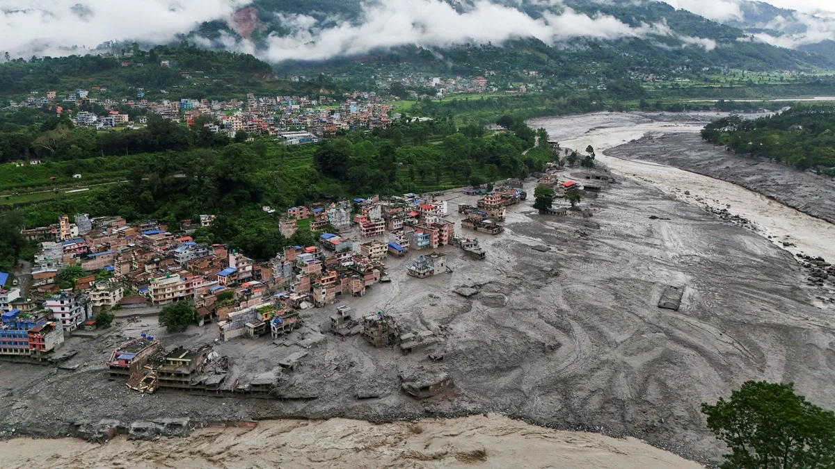 La riada de Nepal fue tan destructiva que se sintió hasta en España. Es una señal de que la vigilancia se queda corta