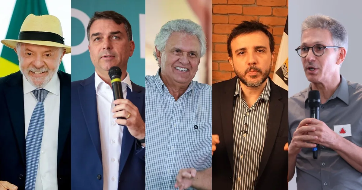 Quaest na Paraíba: Lula, 50%; Flávio Bolsonaro, 21%; Ronaldo Caiado, 3%; Renan Santos; 2%; Romeu Zema, 1%