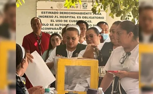 Reportan 60% de participación en consulta salarial en el IMSS; casillas siguen abiertas