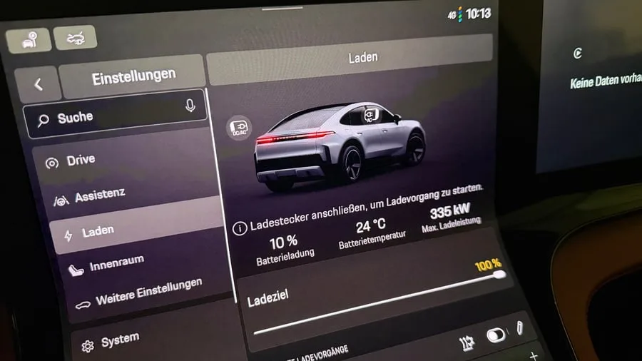 Auto: Porsche Cayenne Electric Coupé Laden