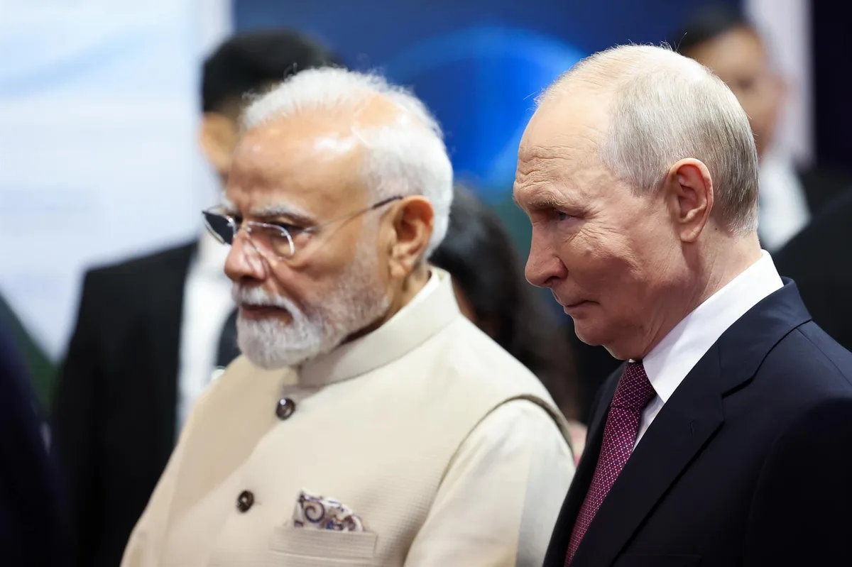 Modi y Putin intercambian opiniones sobre la situación del mar Negro y abogan por el diálogo