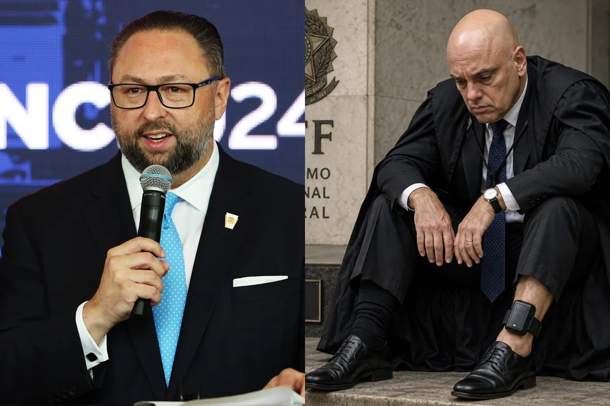 Ex-estrategista de Trump posta imagem de IA com Moraes usando tornozeleira
