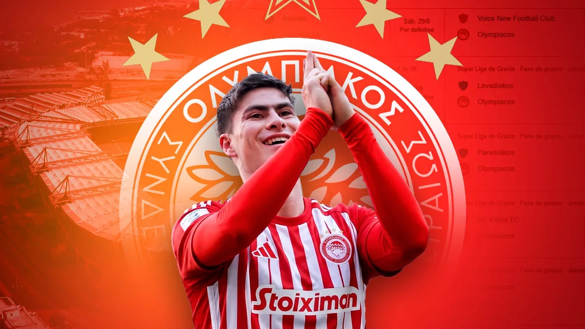 ¿Cuándo debutaría la ‘Hormiga’ González con Olympiacos? Este es su calendario en Grecia y Europa