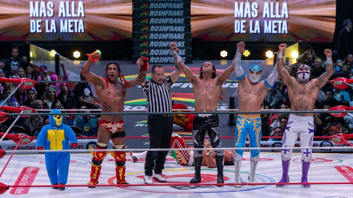 Místico, Dragón Rojo Jr., Star Jr. y Templario humillan a sus rivales de apuestas previo al 93 Aniversario del CMLL