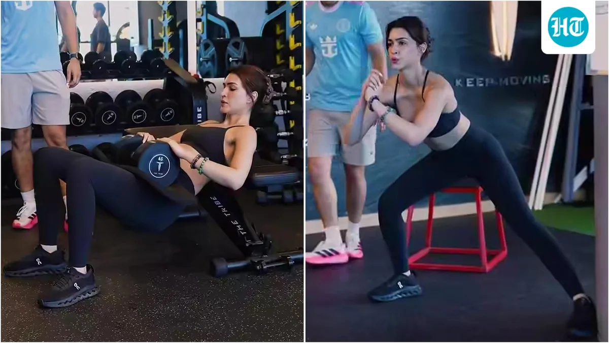 Kriti Sanon gives weekend fitness inspiration with her latest core and glute workout; check out the exercises in her routine