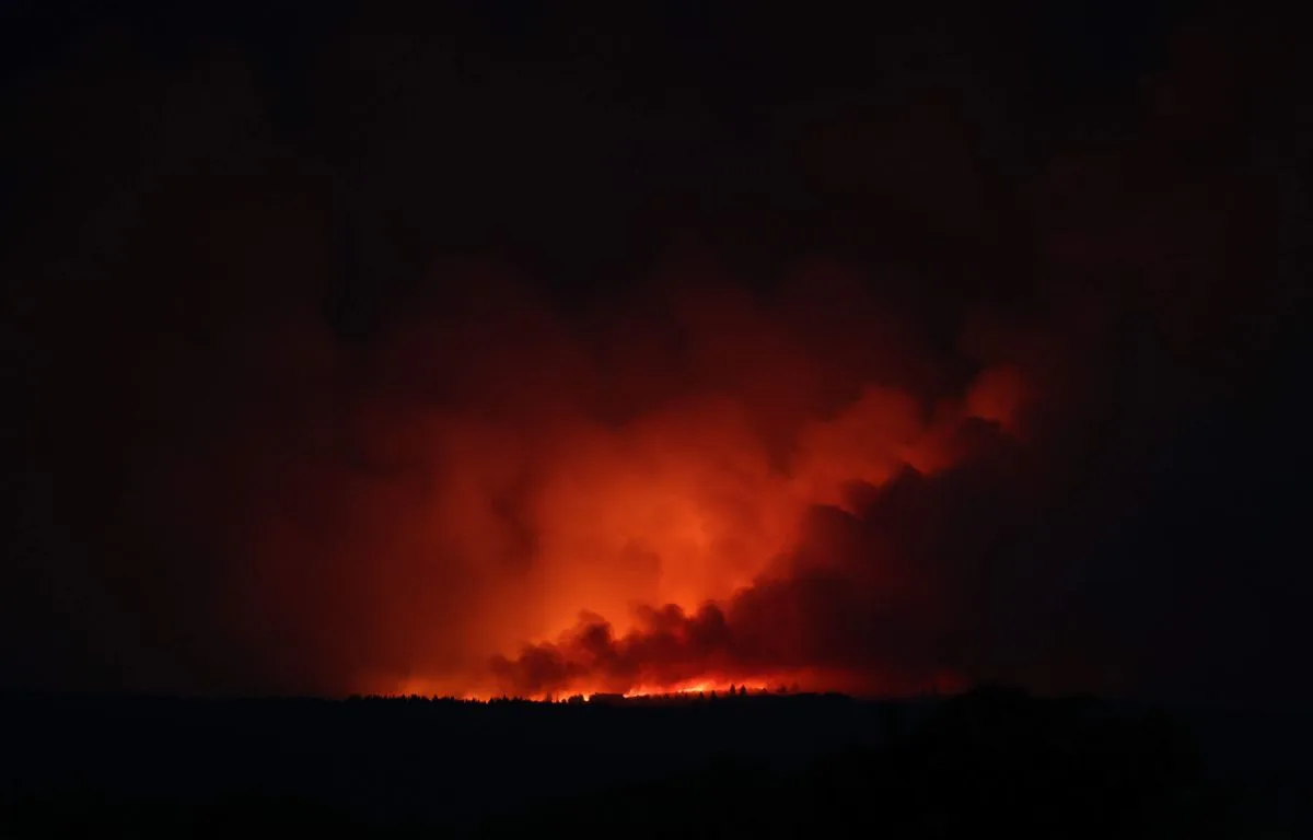 Belgique : Un incendie parcourt plus de 1.650 hectares