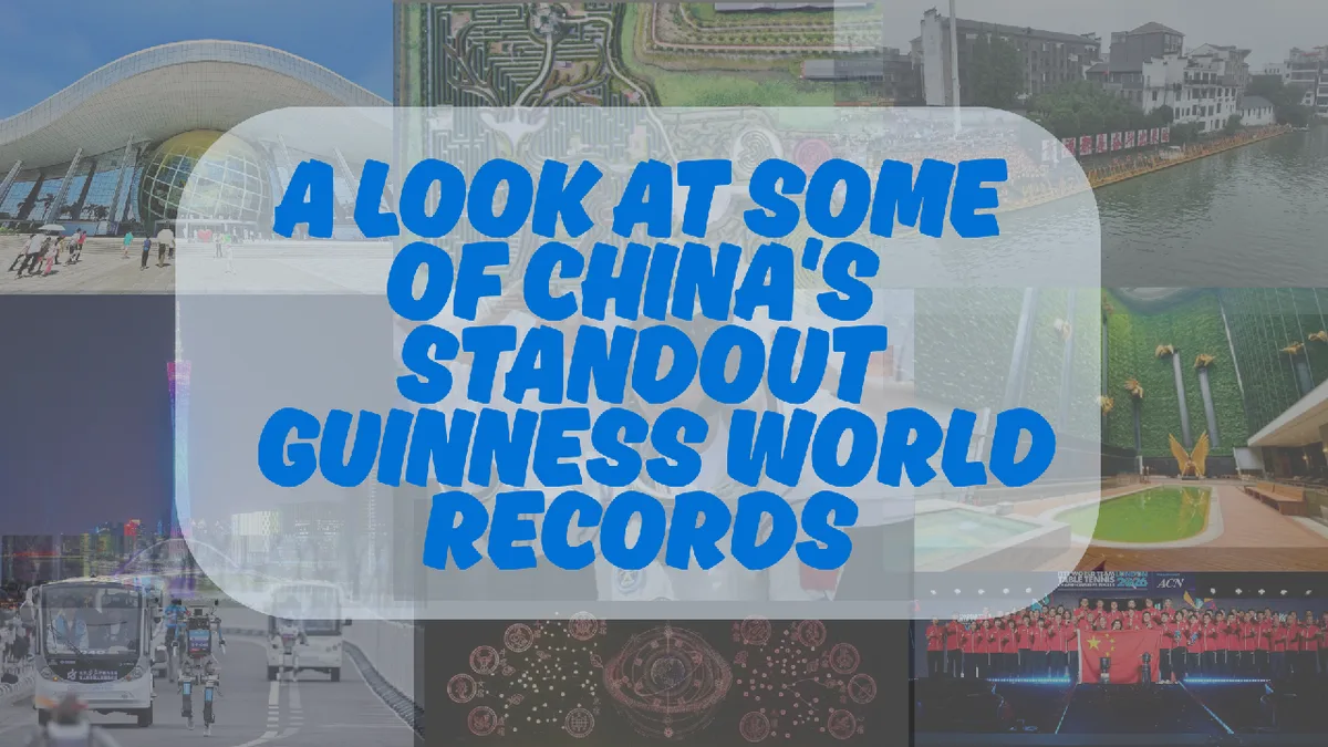A look at some of China's standout Guinness World Records