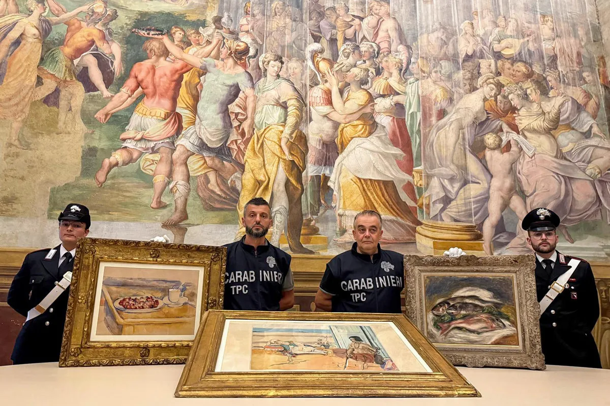 Italian police recover stolen Renoir, Cézanne and Matisse artworks worth millions
