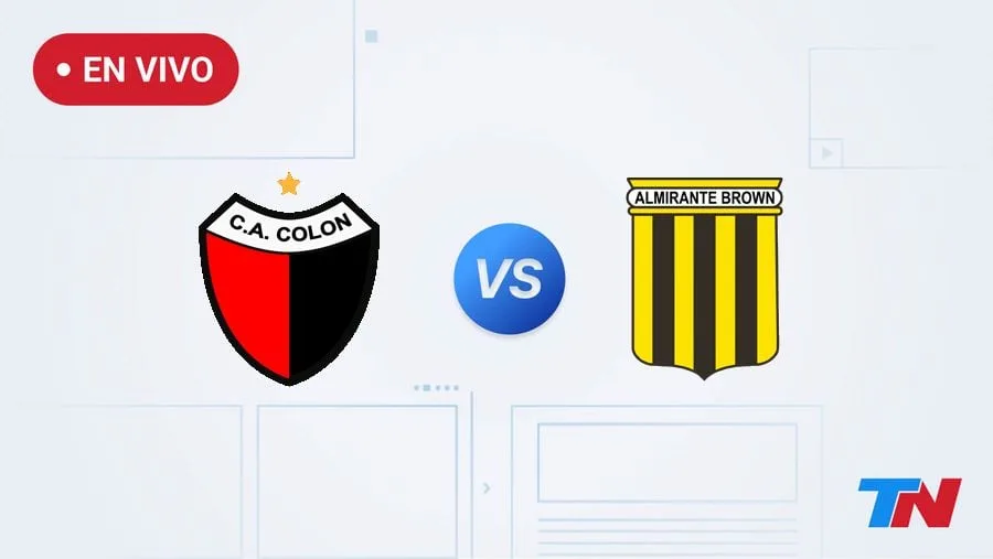 En vivo - Colón vs. Alte. Brown: 0 - 0, por la fecha 34 de la Primera Nacional