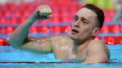 Пригода выиграл золото этапа Кубка мира в Астане на дистанции 50 м брассом