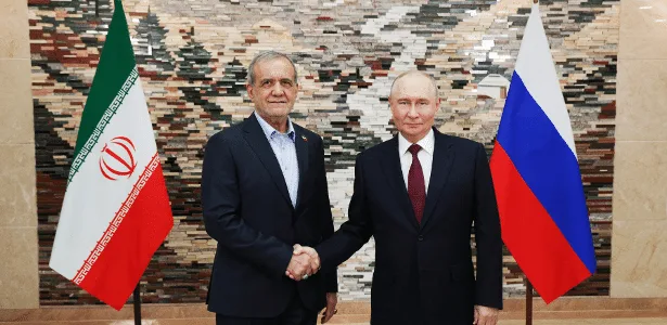Em cúpula, Putin reforça apoio ao Irã e defende ação contra sanções dos EUA