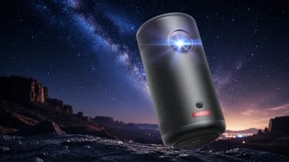Anzeige: Mini-Beamer mit Akku, Google TV, Netflix reduziert bei Amazon