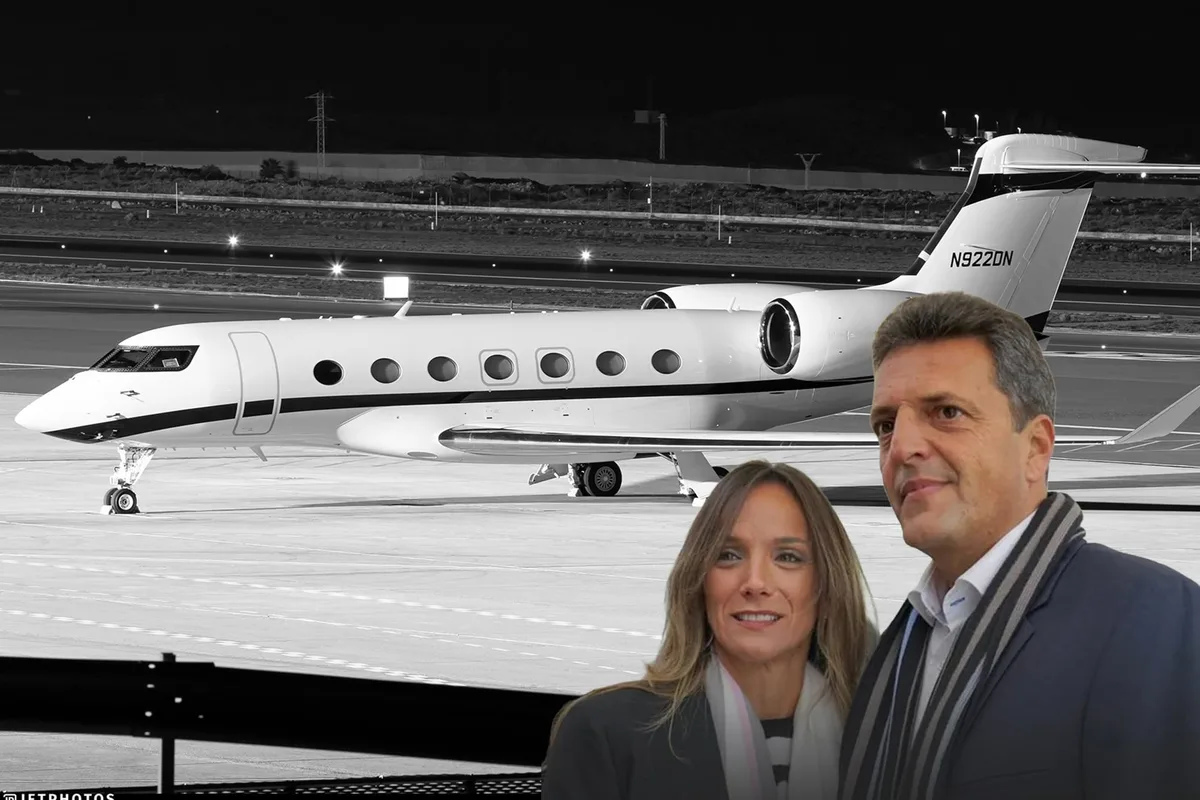 Al Caribe en avión privado: el viaje de Massa con su esposa y amigos en medio del retorno a la discusión electoral