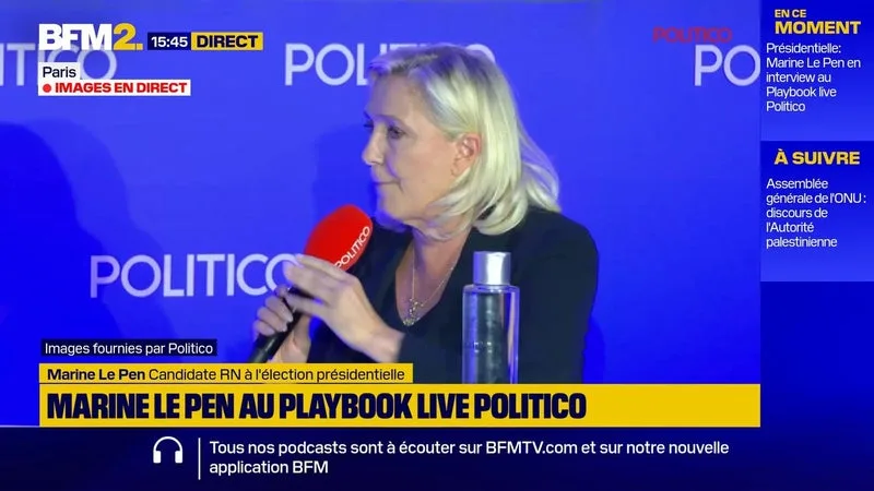 Russie: "Nous ne sommes pas en guerre", assure Marine Le Pen