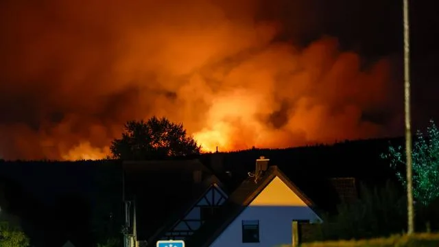 Großbrand in Naturschutzgebiet: Wassereintrübungen wegen Waldbrand