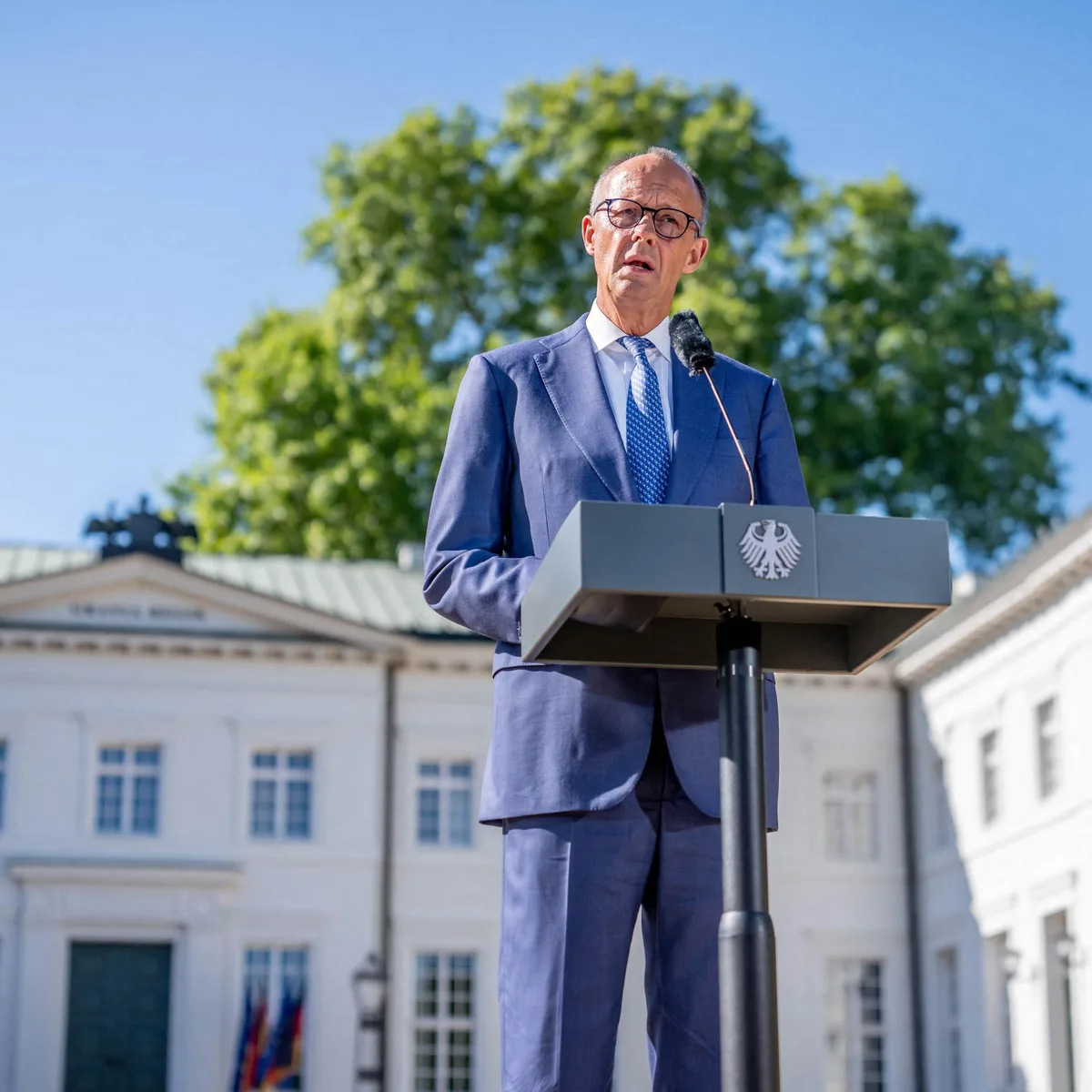 Kabinettsklausur - Bundesregierung äußert sich laut Merz "in Kürze" zu Urheberschaft von Leipziger Drohnenangriff