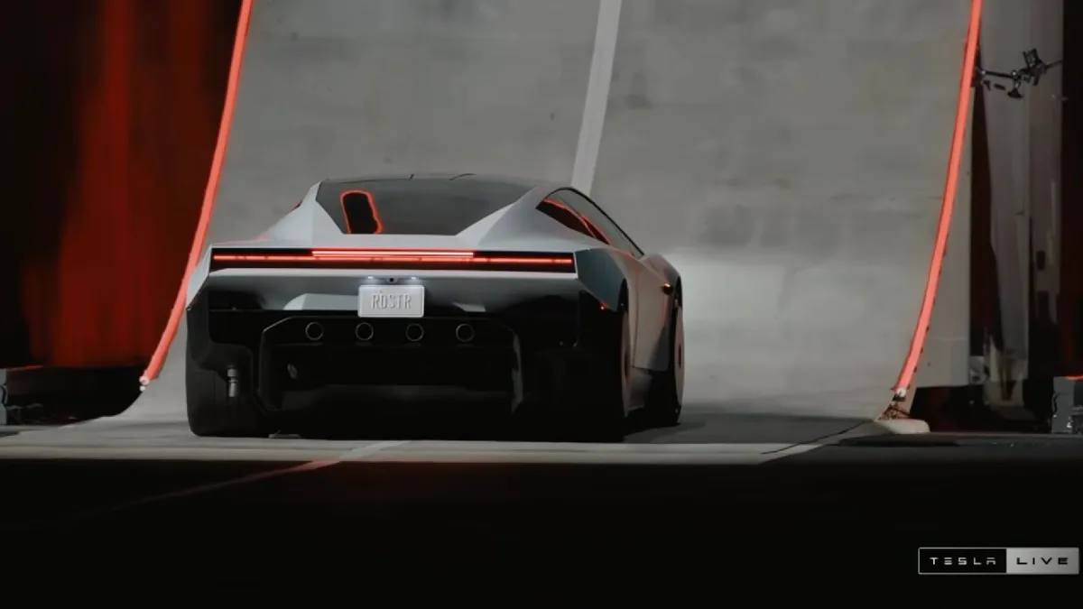 Tesla unveils next generation Roadster sports EV with SpaceX thrusters