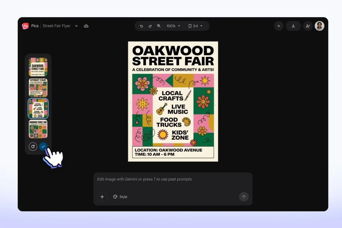 Google Pics is like Canva, but with even more AI