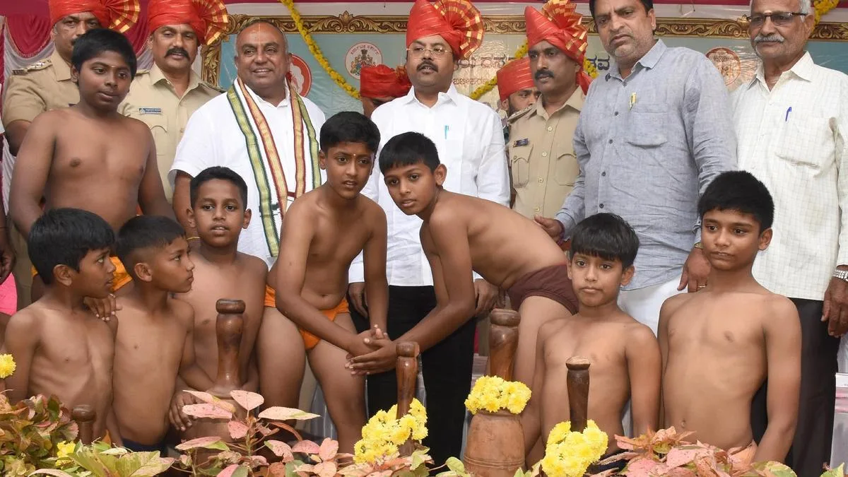 Pairing ceremony held for Dasara wrestling tournament