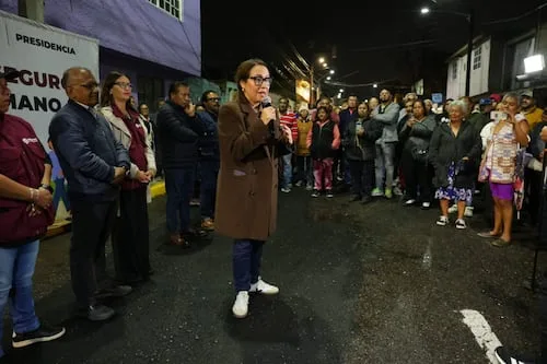 Alcaldesa de Ecatepec inaugura Sendero Seguro en colonia Nueva Aragón; "ya empezamos a sentir que es posible transformar este municipio", dice