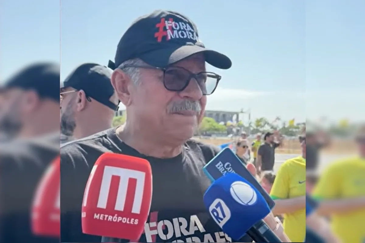 "Tirar Moraes é apaziguar a nação", defende Sebastião Coelho em ato