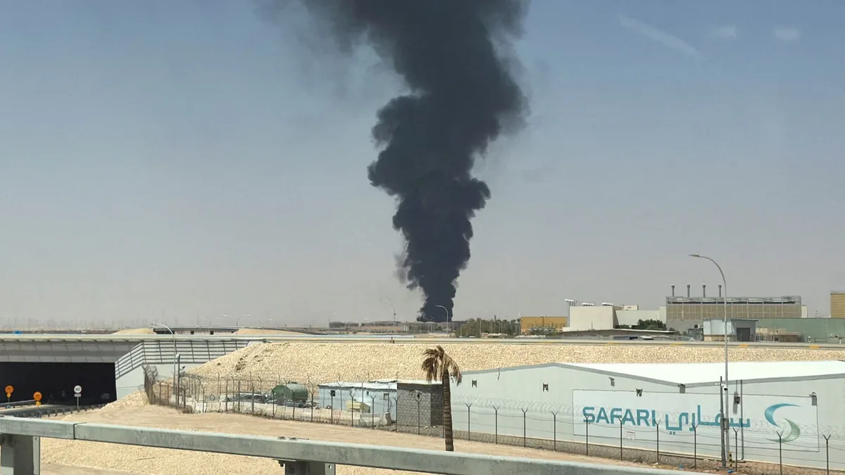 Flames, smoke seen near Riyadh airport; Houthis claim attacks on Saudi capital