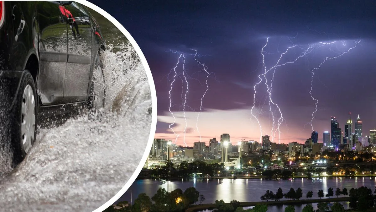 Fresh weather warnings issued for WA with heavy rainfall and thunderstorms triggering flood alerts