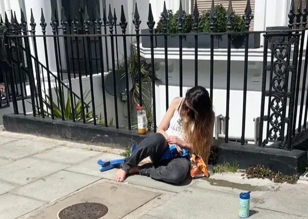 Una integrante de la realeza emiratí quedó inconsciente en plena calle en Londres y dejó a un niño en peligro