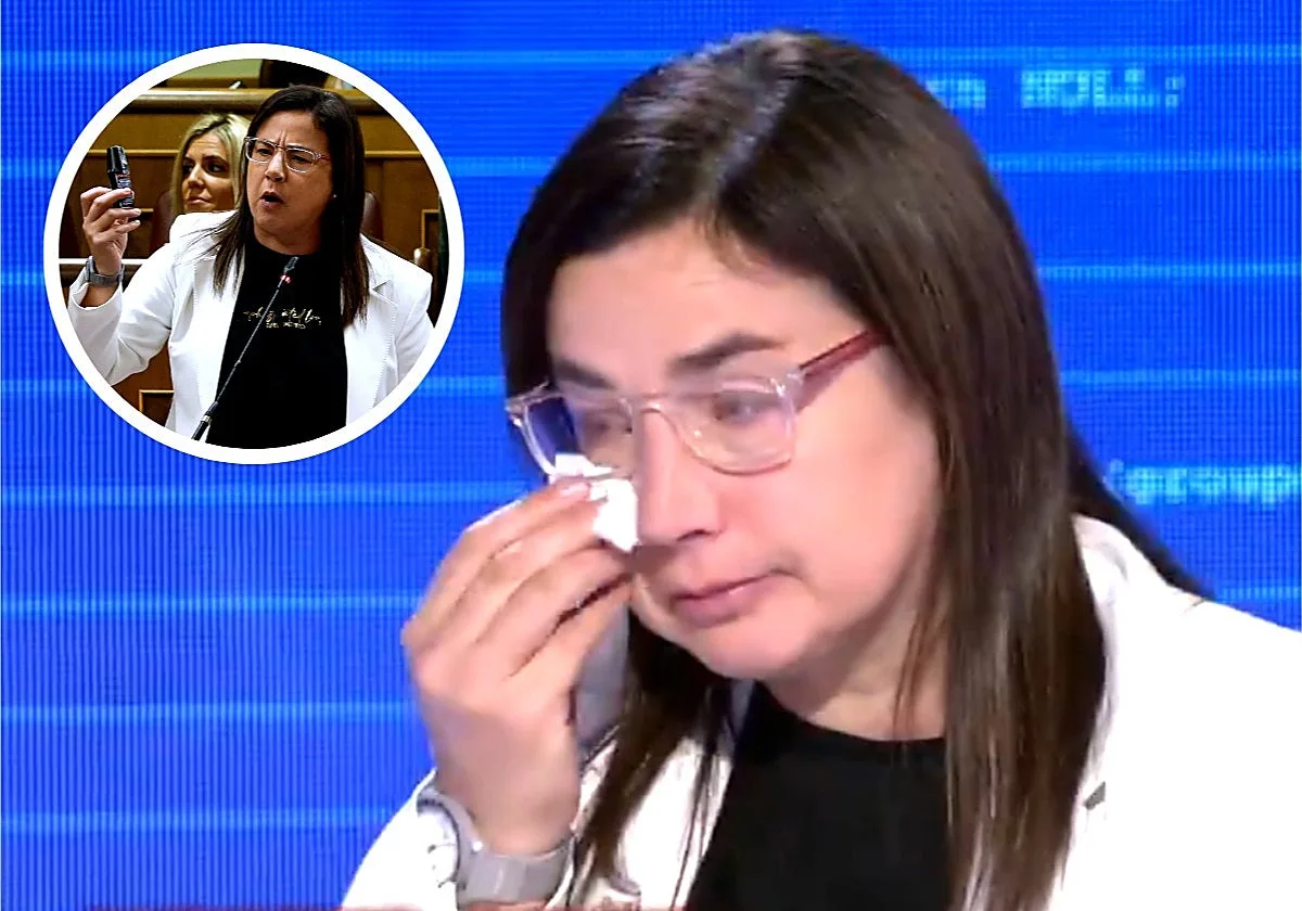 Ana Vázquez se rompe tras ser expulsada del Congreso por llevar un spray pimienta: «Casi me echo a llorar. Nunca me había pasado algo así. Es el símbolo de las mujeres indefensas de Ceuta»