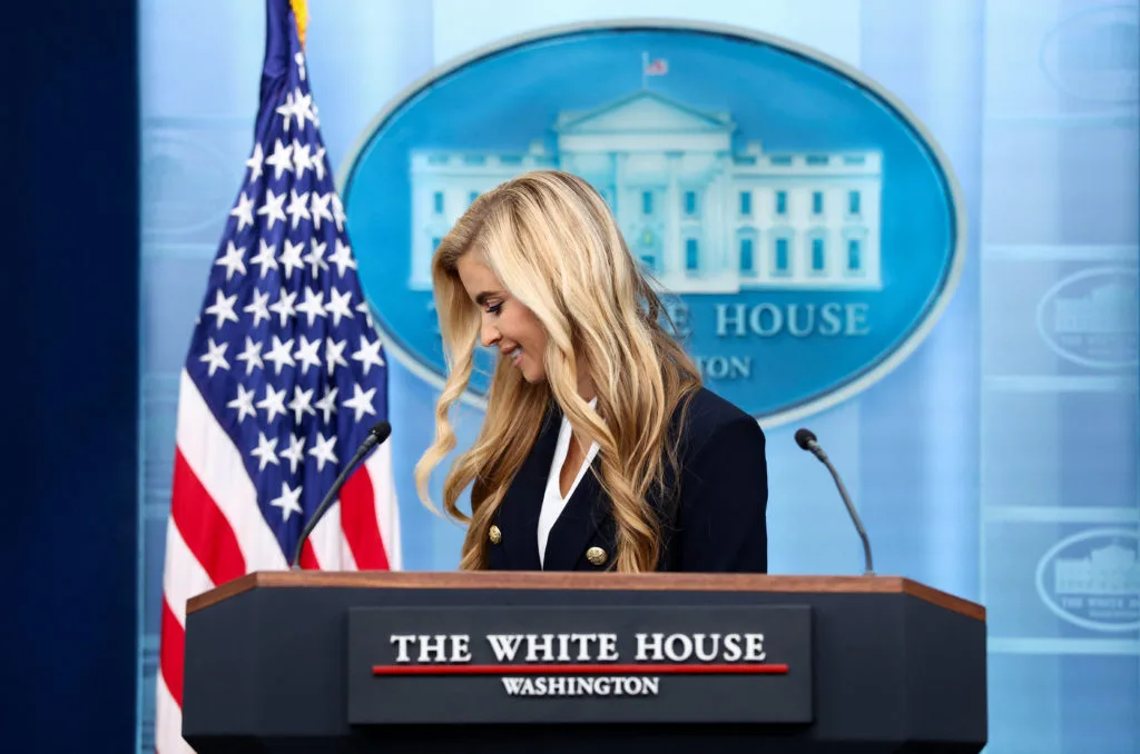 Trump casts doubt on press secretary Katie Zacharia's future