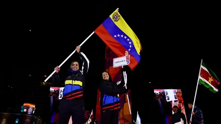 EN VIDEO: Así fue la presentación de Venezuela durante el desfile de apertura de los Juegos Suramericanos Santa Fe 2026