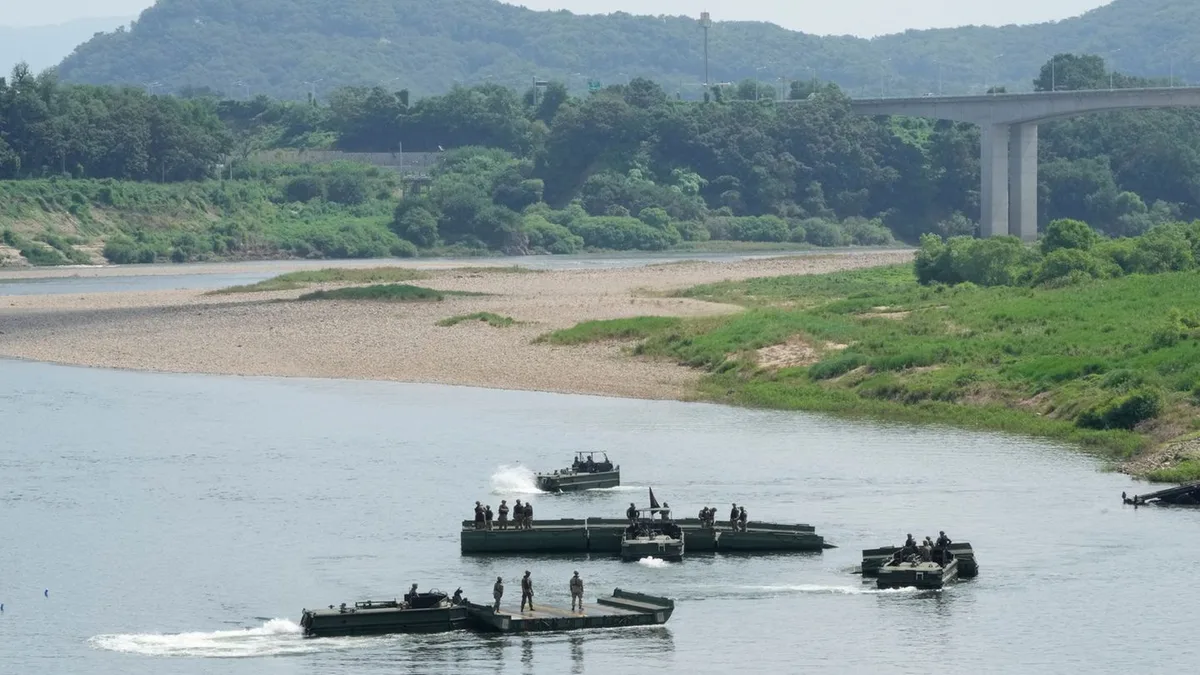 Verzicht auf Gegenoffensive?: USA und Südkorea kürzen Militärmanöver um die Hälfte
