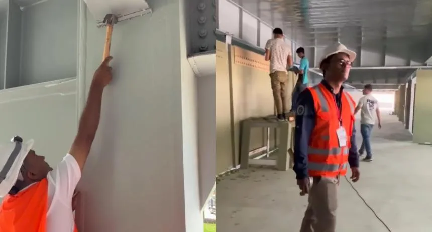 EN VIDEO: Estacionamientos verticales del Estadio Monumental serán usados como refugios temporales