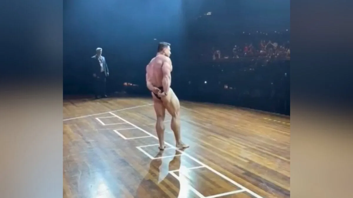 Acreano Ramon Dino levanta público em apresentação após perder título do Mr. Olympia