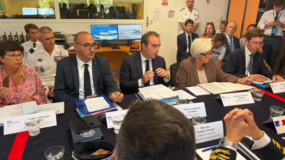 Sébastien Lecornu est arrivé à Mayotte ce mercredi pour une visite de deux jours